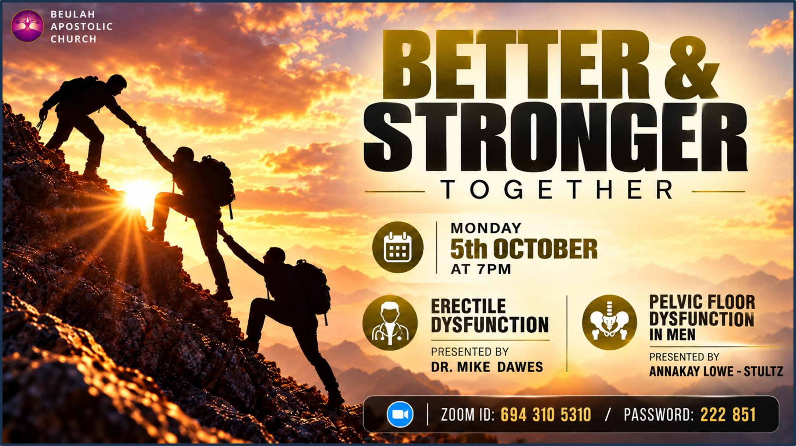 Flyer - BAC, Family Month - Erectile Dysfunction 2026